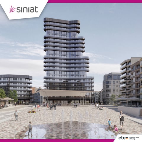 Heldentoren Knokke (België) – nieuwbouwproject