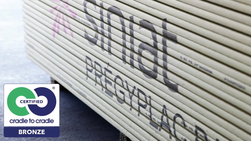 Siniat & Promat behalen Cradle to Cradle Certified® Bronze