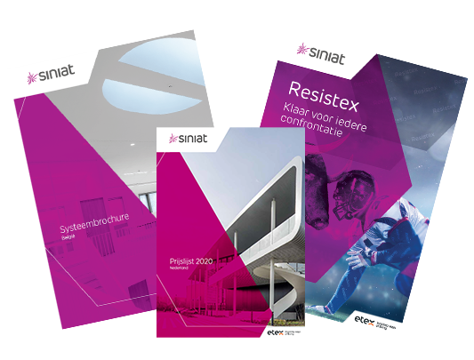 Range of commercial brochures